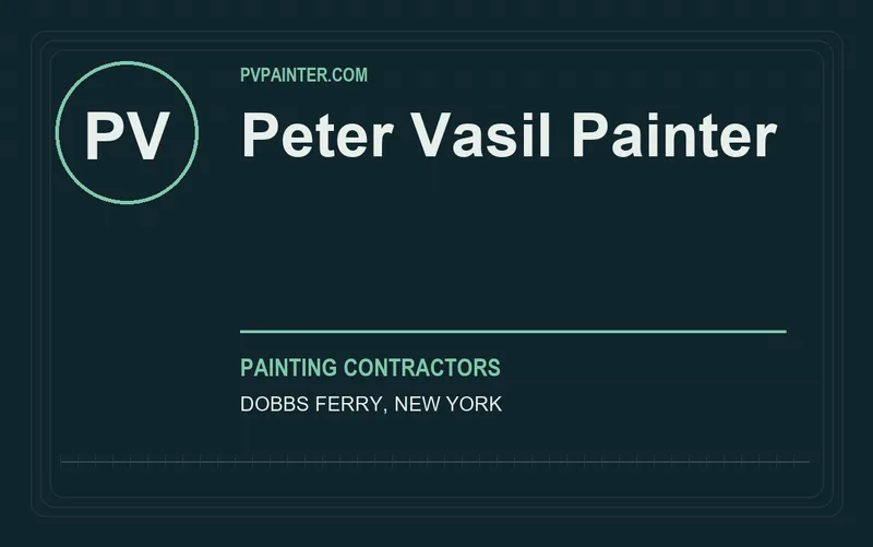 Peter Vasil Painter in Dobbs Ferry, New York
