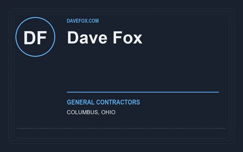 Dave Fox in Columbus, Ohio