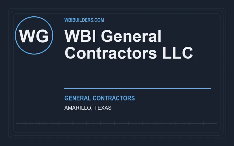 WBI General Contractors LLC in Amarillo, Texas