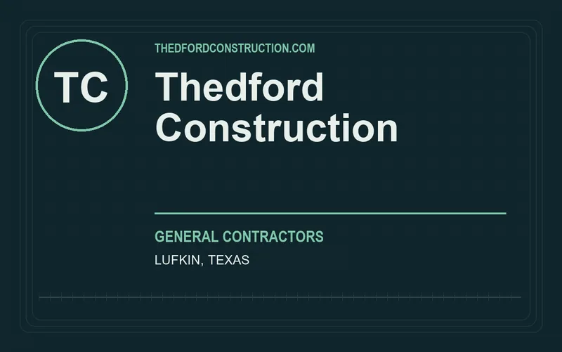 Thedford Construction in Lufkin, Texas
