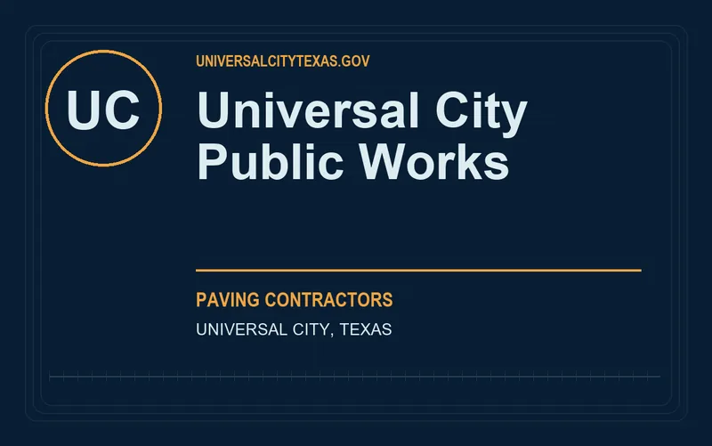 Universal City Public Works in Universal City, Texas