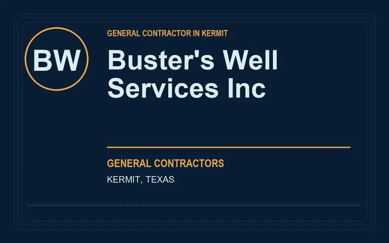 Buster's Well Services Inc in Kermit, Texas