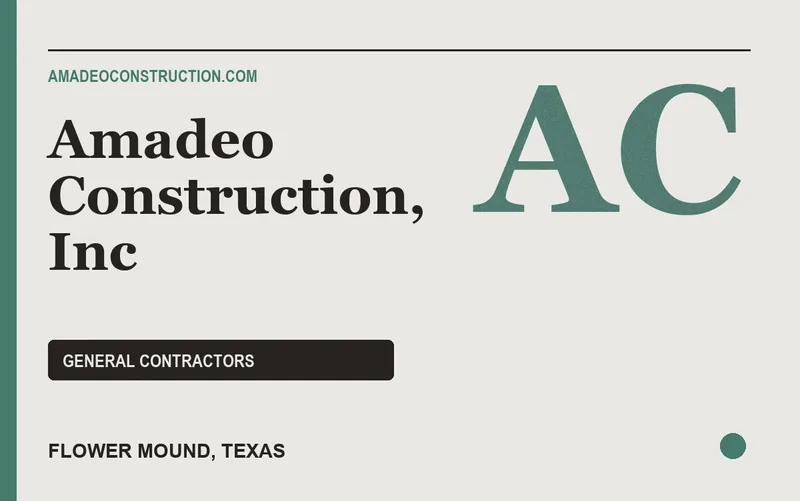 Amadeo Construction, Inc in Flower Mound, Texas