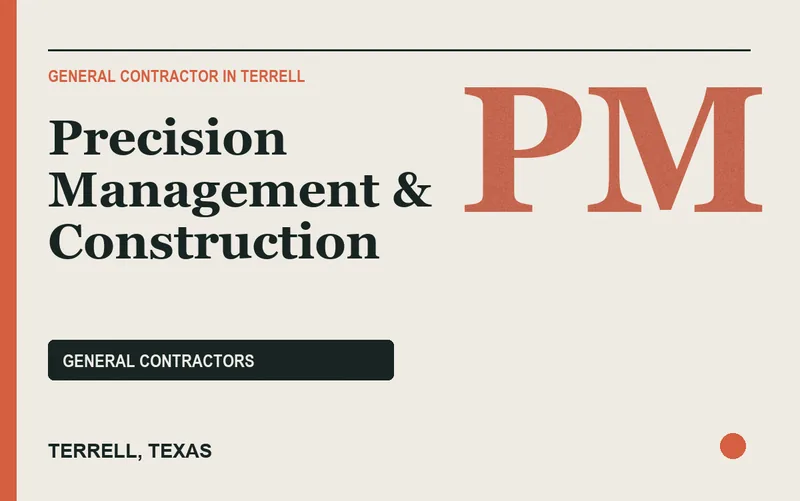 Precision Management & Construction in Terrell, Texas