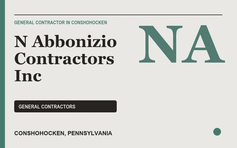 N Abbonizio Contractors Inc in Conshohocken, Pennsylvania
