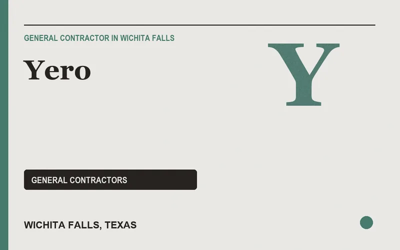Yero in Wichita Falls, Texas
