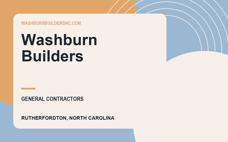 Washburn Builders in Rutherfordton, North Carolina