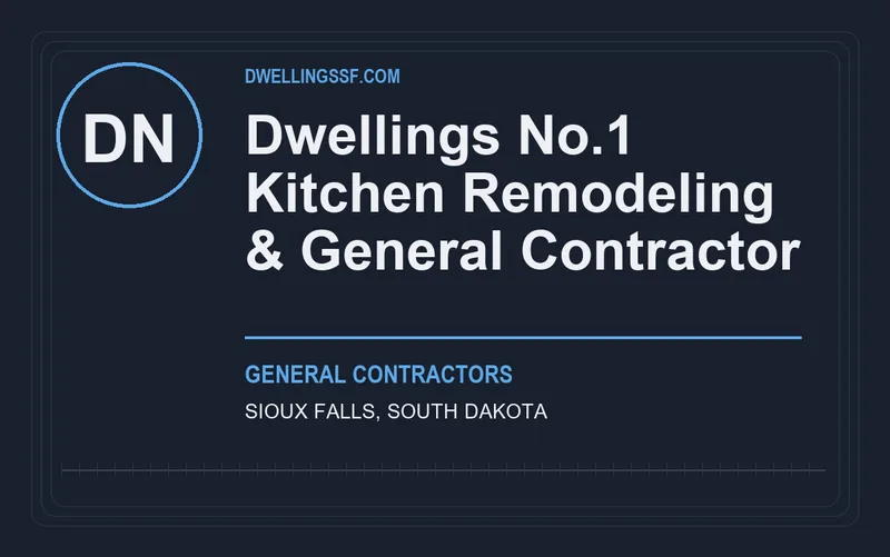 Dwellings No.1 Kitchen Remodeling & General Contractor in Sioux Falls, South Dakota