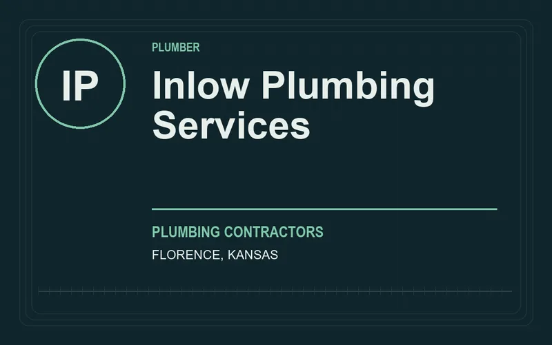 Inlow Plumbing Services in Florence, Kansas