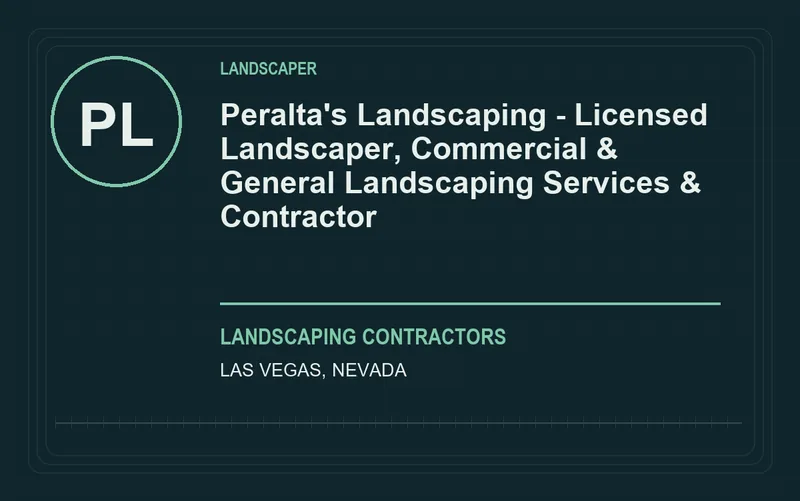 Peralta's Landscaping - Licensed Landscaper, Commercial & General Landscaping Services & Contractor in Las Vegas, Nevada