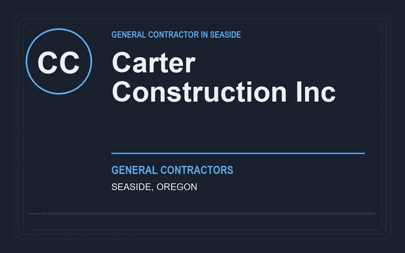 carter construction inc in Seaside, Oregon