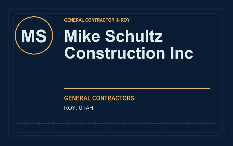 Mike Schultz Construction Inc in Roy, Utah
