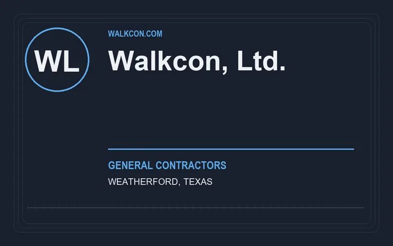 Walkcon, Ltd. in Weatherford, Texas