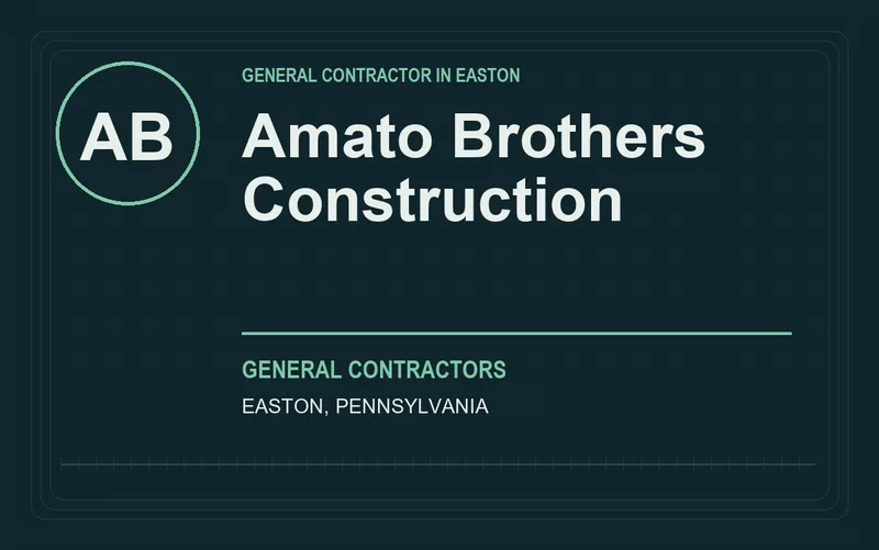 Amato Brothers Construction in Easton, Pennsylvania