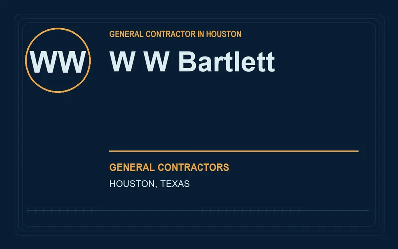 W W Bartlett in Houston, Texas