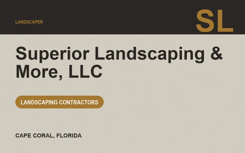 Superior Landscaping & More, LLC in Cape Coral, Florida