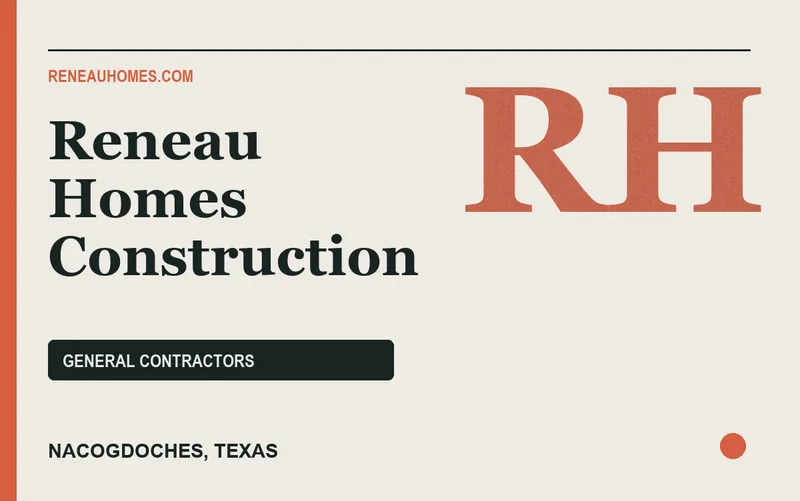 Reneau Homes Construction in Nacogdoches, Texas
