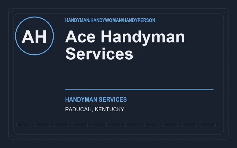 Ace Handyman Services in Paducah, Kentucky
