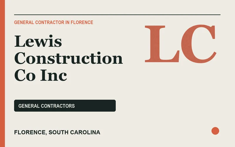Lewis Construction Co Inc in Florence, South Carolina