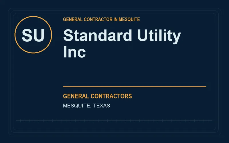 Standard Utility Inc in Mesquite, Texas