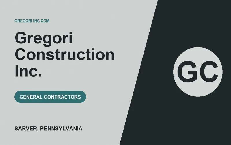 Gregori Construction Inc. in Sarver, Pennsylvania