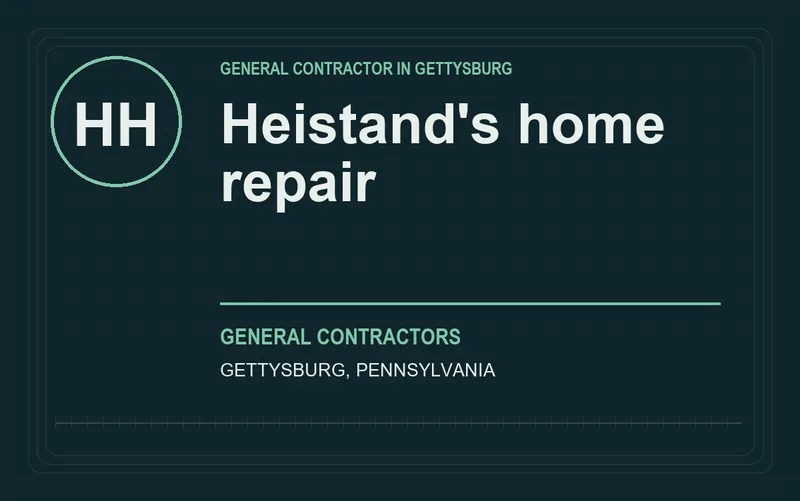 Heistand's home repair in Gettysburg, Pennsylvania