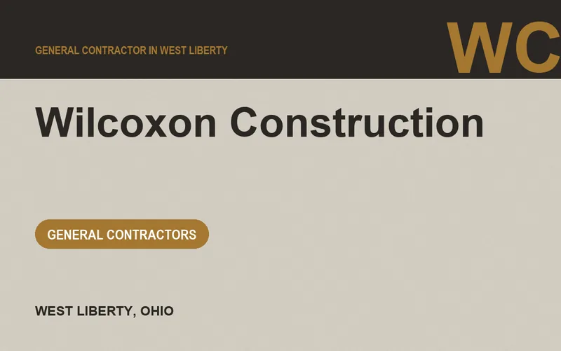Wilcoxon Construction in West Liberty, Ohio