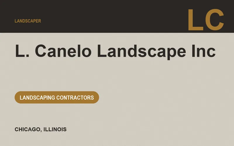 L. Canelo Landscape Inc in Chicago, Illinois