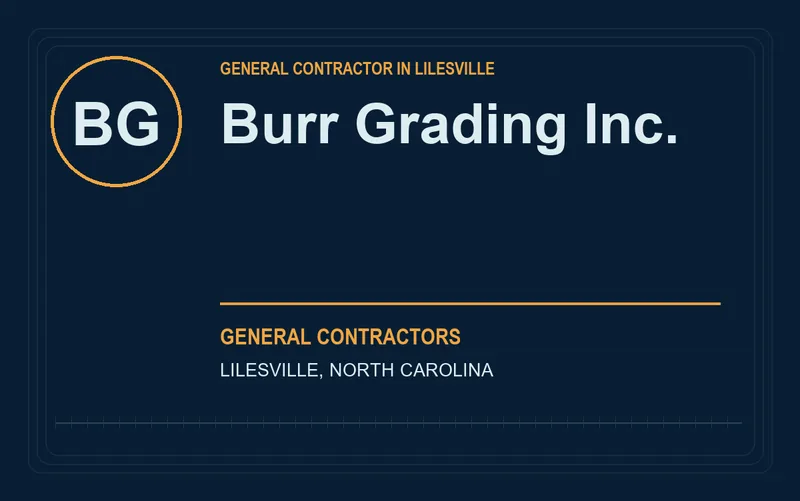 Burr Grading Inc. in Lilesville, North Carolina