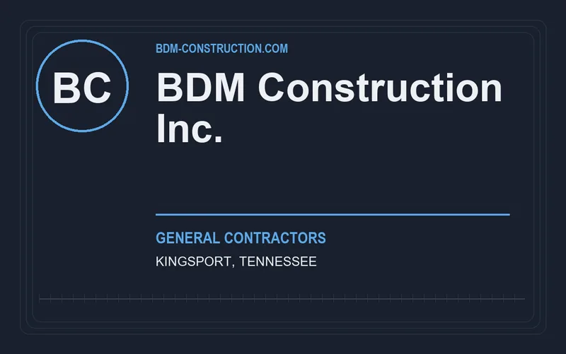 BDM Construction Inc. in Kingsport, Tennessee