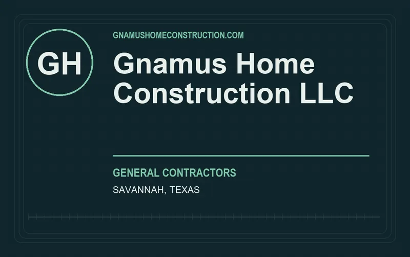 Gnamus Home Construction LLC in Savannah, Texas