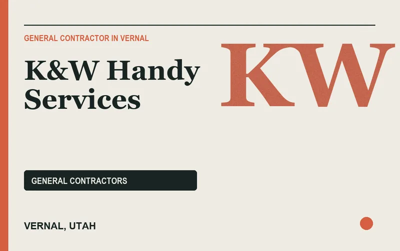 K&W Handy Services in Vernal, Utah