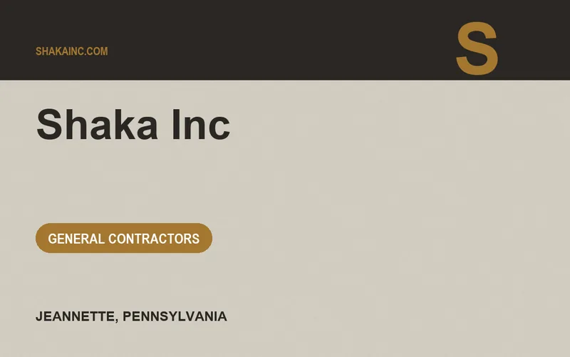 Shaka Inc in Jeannette, Pennsylvania