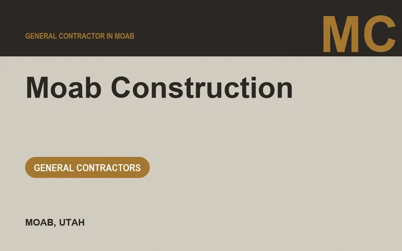 Moab Construction in Moab, Utah