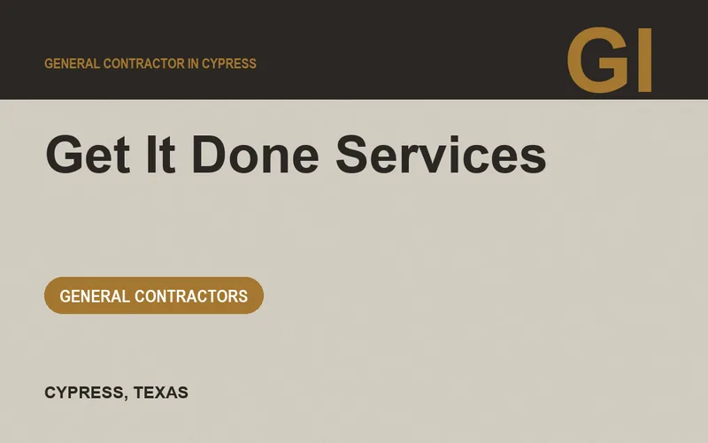Get It Done Services in Cypress, Texas