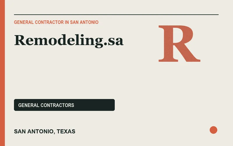 Remodeling.sa in San Antonio, Texas