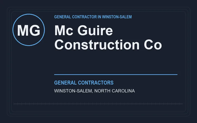 Mc Guire Construction Co in Winston-Salem, North Carolina