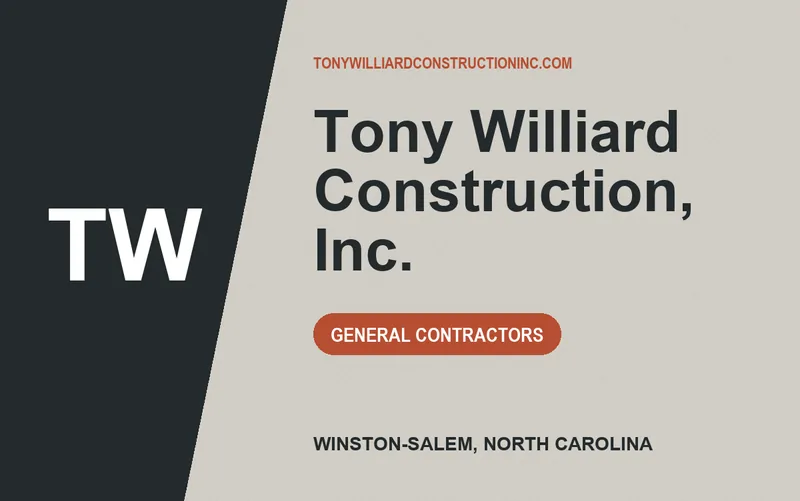 Tony Williard Construction, Inc. in Winston-Salem, North Carolina