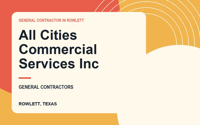 All Cities Commercial Services Inc in Rowlett, Texas