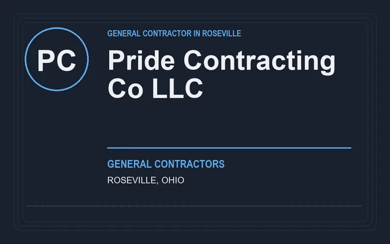 Pride Contracting Co LLC in Roseville, Ohio