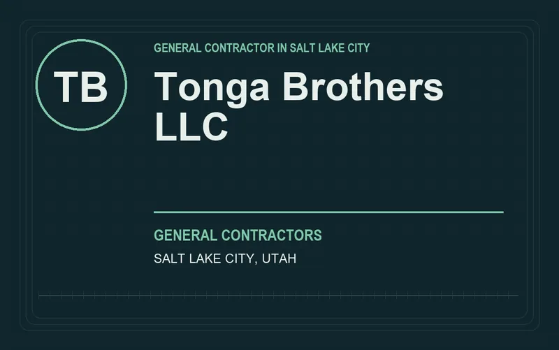 Tonga Brothers LLC in Salt Lake City, Utah