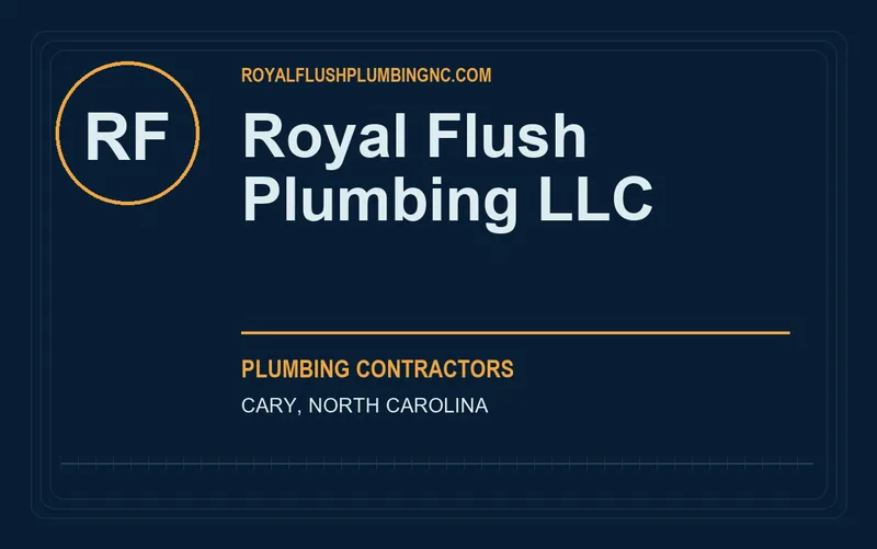 Royal Flush Plumbing LLC in Cary, North Carolina