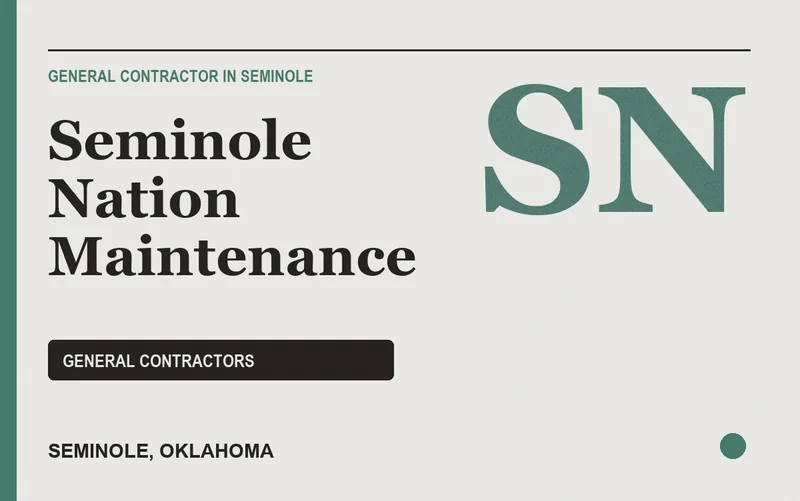 Seminole Nation Maintenance in Seminole, Oklahoma