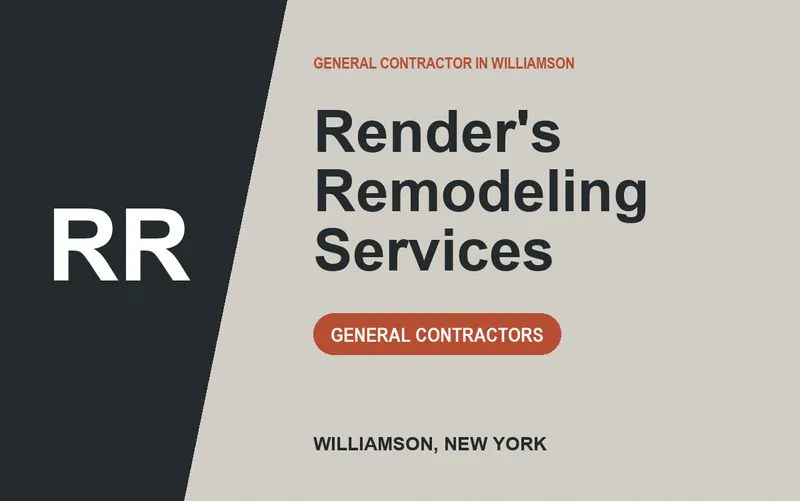 Render's Remodeling Services in Williamson, New York
