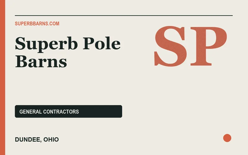 Superb Pole Barns in Dundee, Ohio