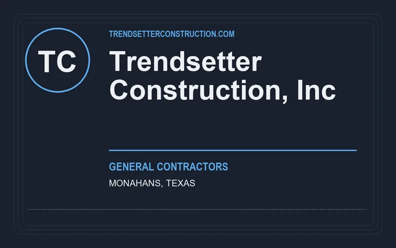 Trendsetter Construction, Inc in Monahans, Texas