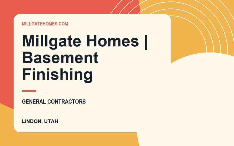 Millgate Homes | Basement Finishing in Lindon, Utah