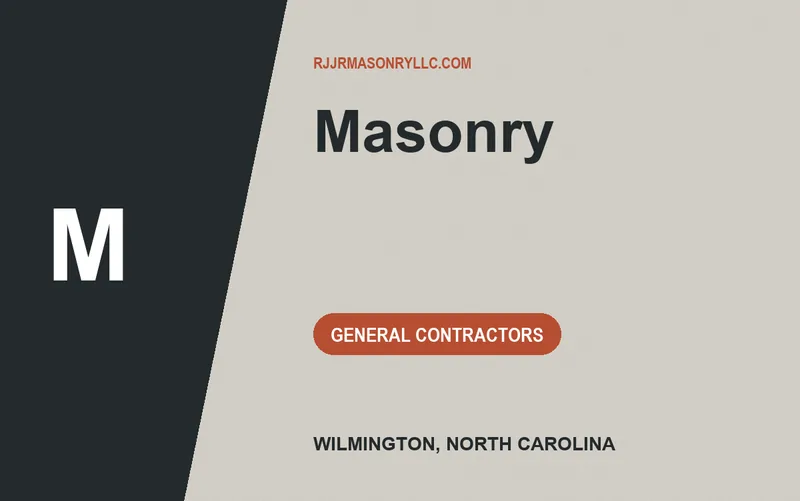 Masonry in Wilmington, North Carolina
