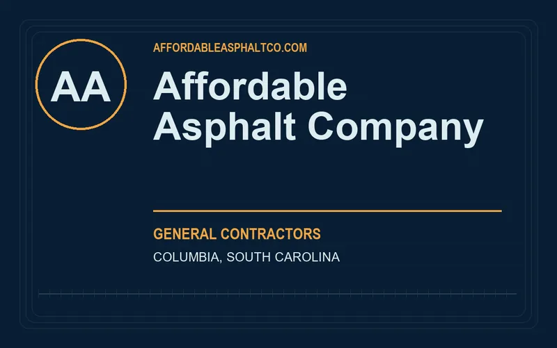 Affordable Asphalt Company in Columbia, South Carolina