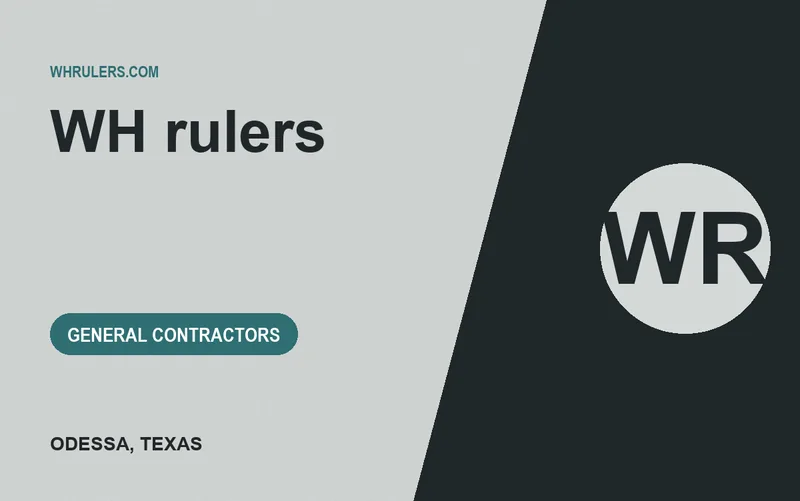 WH rulers in Odessa, Texas